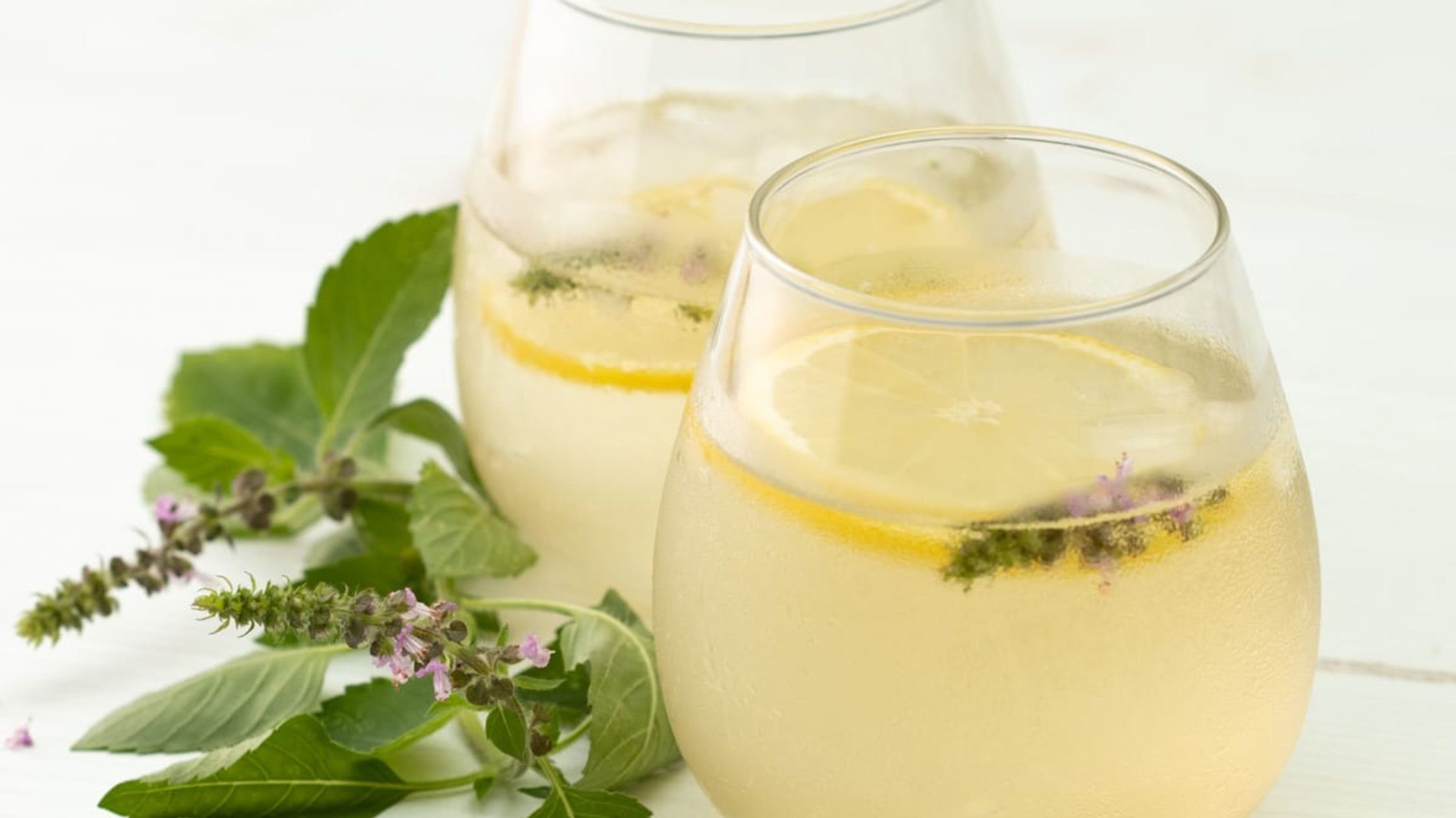 Tulsi (Holy Basil) cocktail